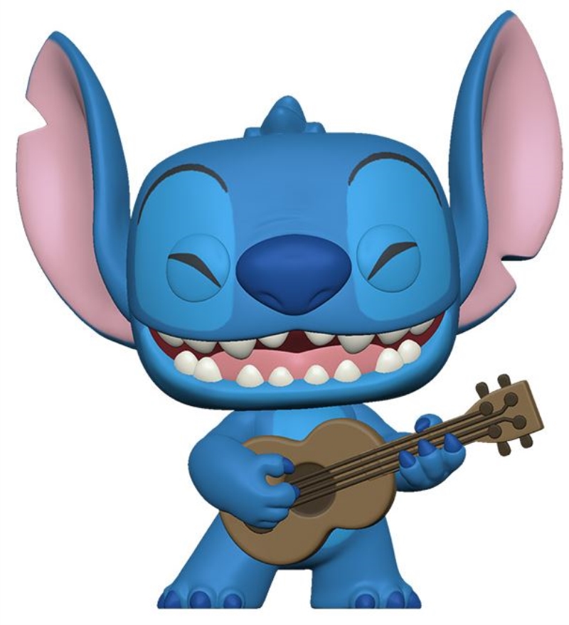 FUNKO ACTION FIGURES FUNKO POP LILO & STITCH: STITCH W/ UKULELE FUNKO ACTION FIGURES FUNKO POP LILO & STITCH: STITCH W/ UKULELE